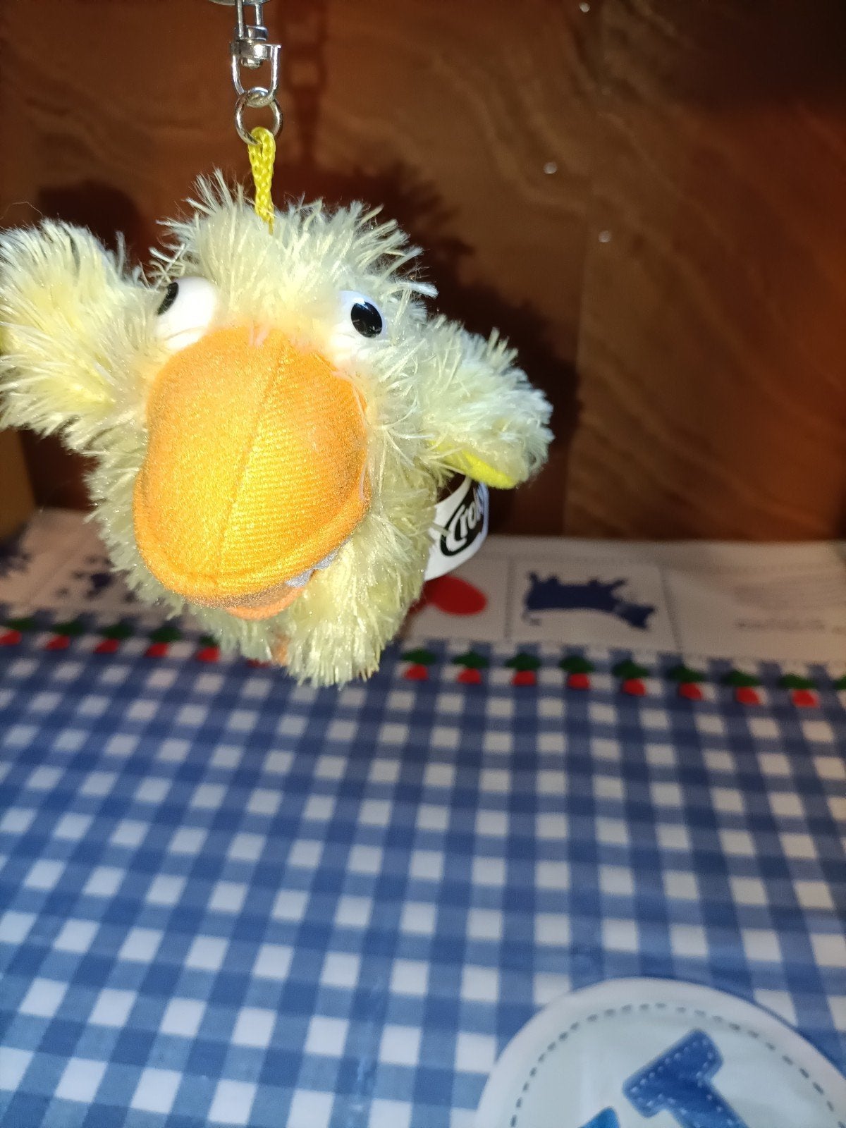 Croky sleutelhanger knuffeltje geel, Verzamelen, Ophalen of Verzenden, Zo goed als nieuw