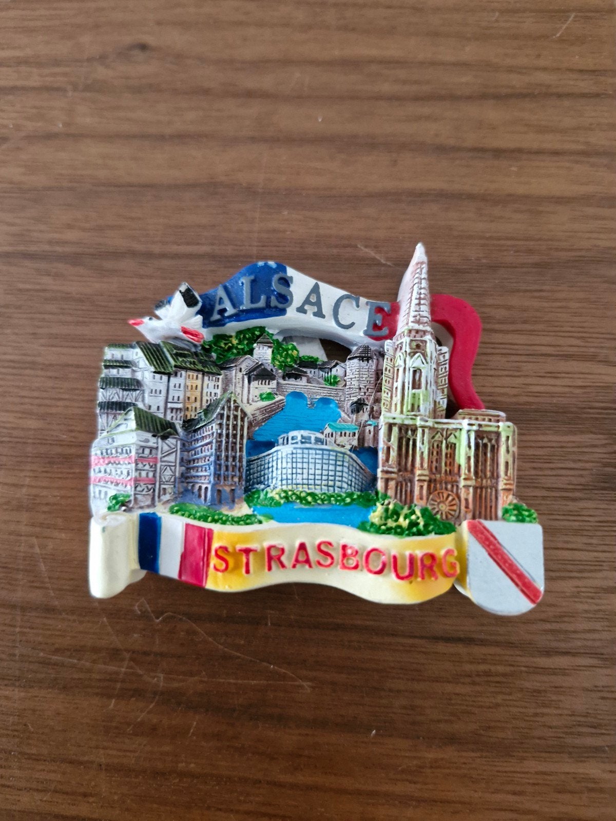 Koelkastmagneet Alsace Strasbourgh, Ophalen of Verzenden