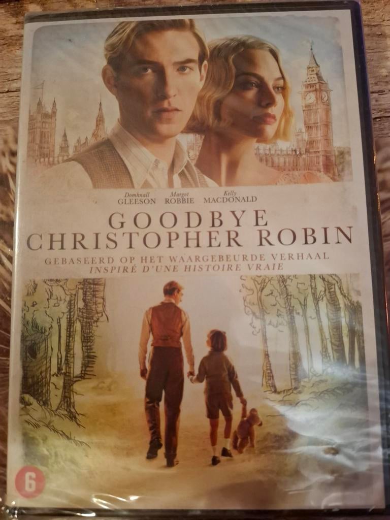 Goodbye Christopher Robin DVD - Nieuw in verpakking, Vanaf 6 jaar, Ophalen of Verzenden, Nieuw in verpakking, Waargebeurd drama