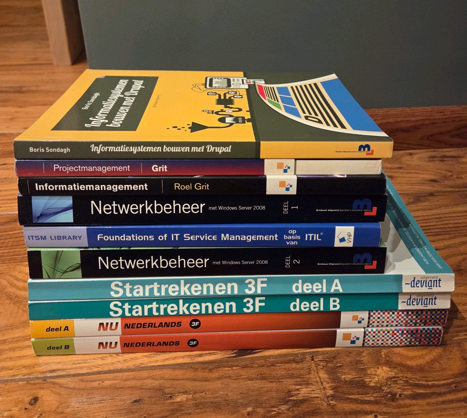 10 Studieboeken ICT, Netwerkbeheer, ITIL & 3F, Boeken, Ophalen, Zo goed als nieuw