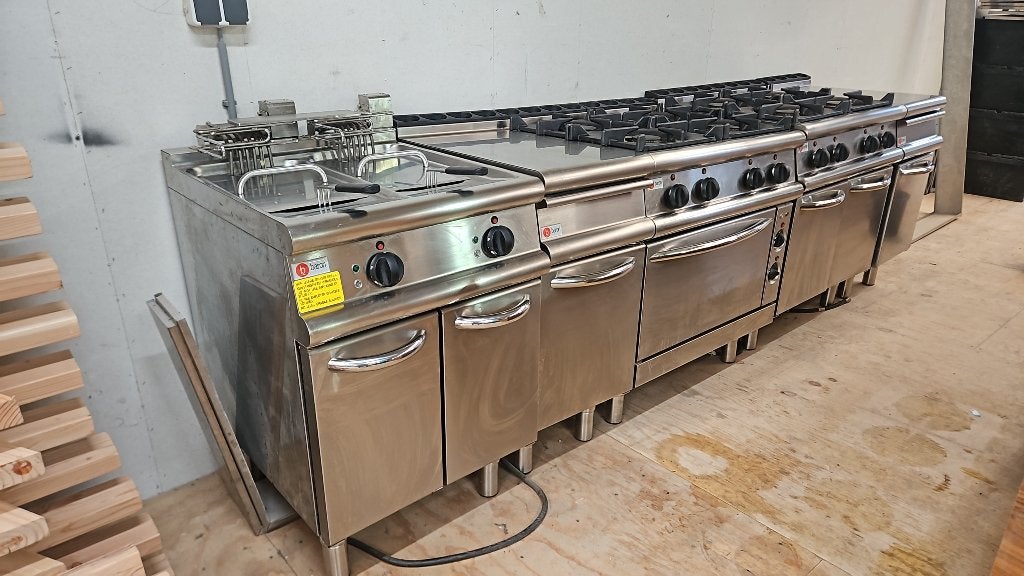 Baron horeca fornuis, Ophalen of Verzenden, Gebruikt, Fornuis, Frituur en Grillen