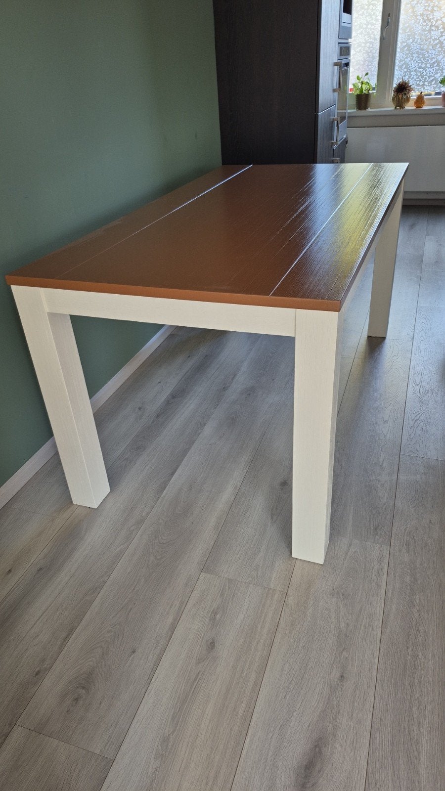 Salontafel, eettafel en tv-meubel - Landelijke stijl, Ophalen, 100 tot 150 cm, Zo goed als nieuw, Vier personen