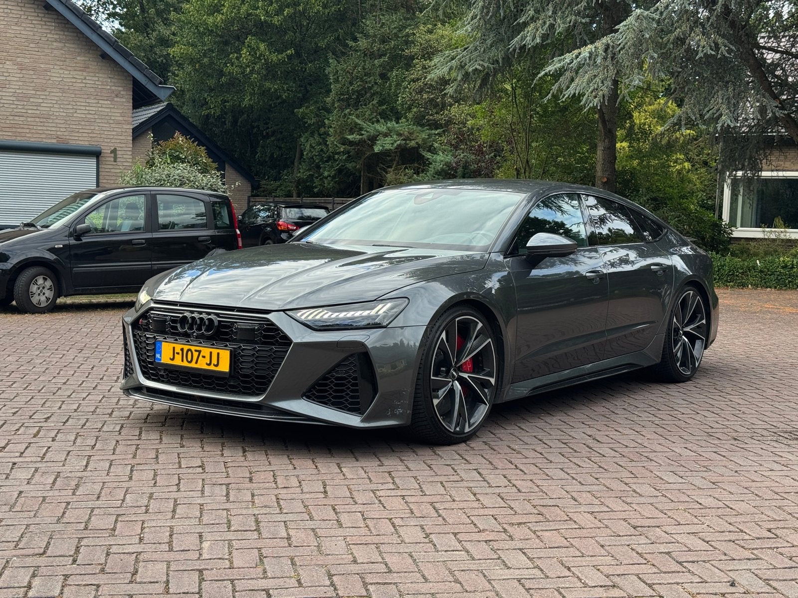 Audi RS7 Sportback 4.0 V8 TFSI Quattro 600pk 2020 dynamic A7, Auto's, Audi, Leder, Vierwielaandrijving, 3996 cc, Te koop
