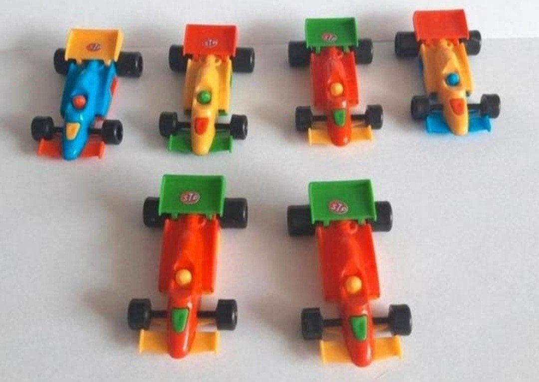 6x Vintage mini Bruder Rennwagen / Racewagens 1987, Ophalen of Verzenden, Zo goed als nieuw