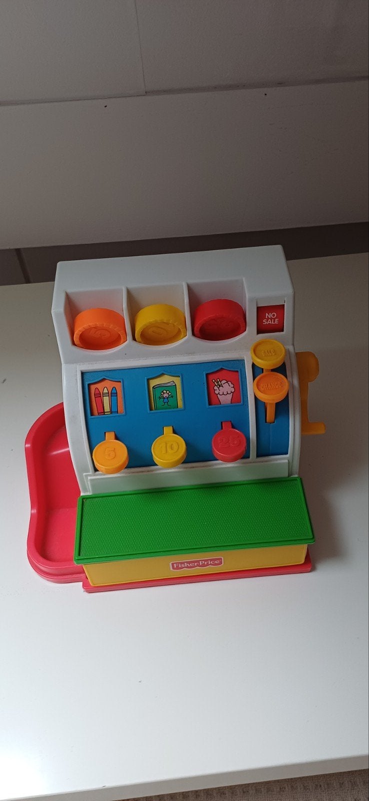 Vintage Fisher-Price Kassa Speelgoed, Kinderen en Baby's, Ophalen of Verzenden