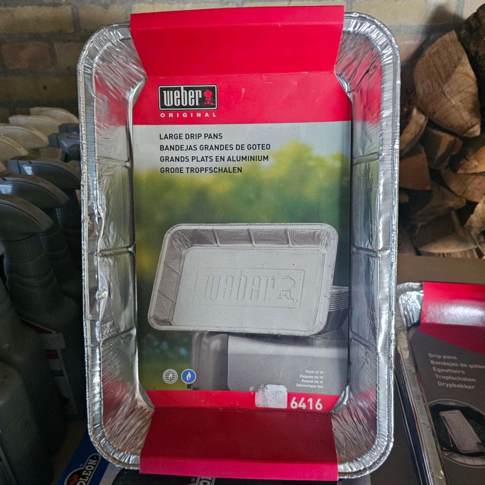 Weber Grote Aluminium Druipbakken - Nieuw, Ophalen of Verzenden, Nieuw, Weber