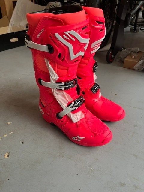 Alpinestars Crosslaarzen Tech 10 diva pink 44,5, Motoren, Nieuw met kaartje, Dames, Ophalen of Verzenden, Alpinestars