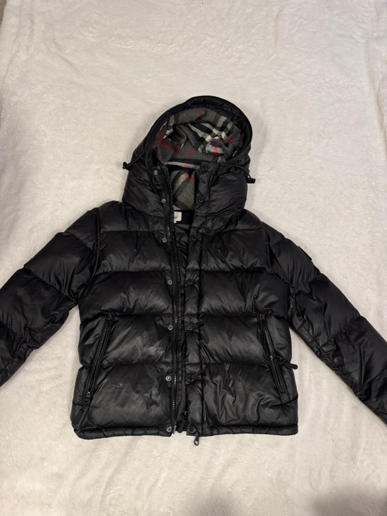 Heren winterjas zwart Maat S Burberry, Kleding | Heren, Jassen | Winter, Ophalen of Verzenden, Zo goed als nieuw, Zwart