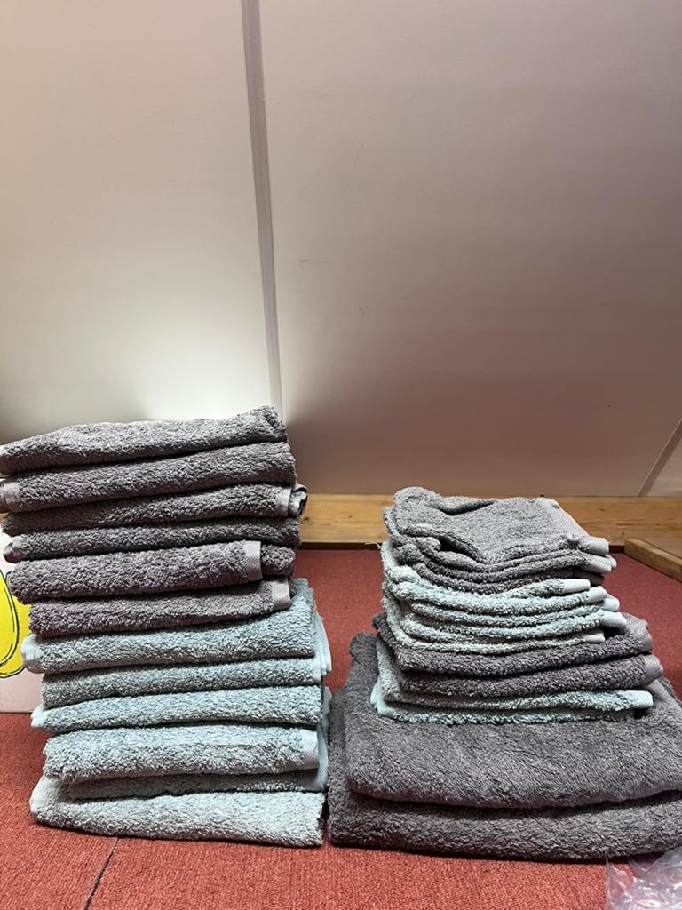 TEAB - Set Walra badtextiel, Ophalen of Verzenden, Gebruikt, Grijs