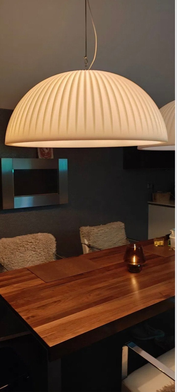 2 grote lampen, Ophalen, Kunststof, Zo goed als nieuw, Modern
