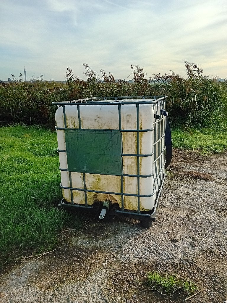 ibc container, Ophalen, Kunststof, Gebruikt, Met kraantje