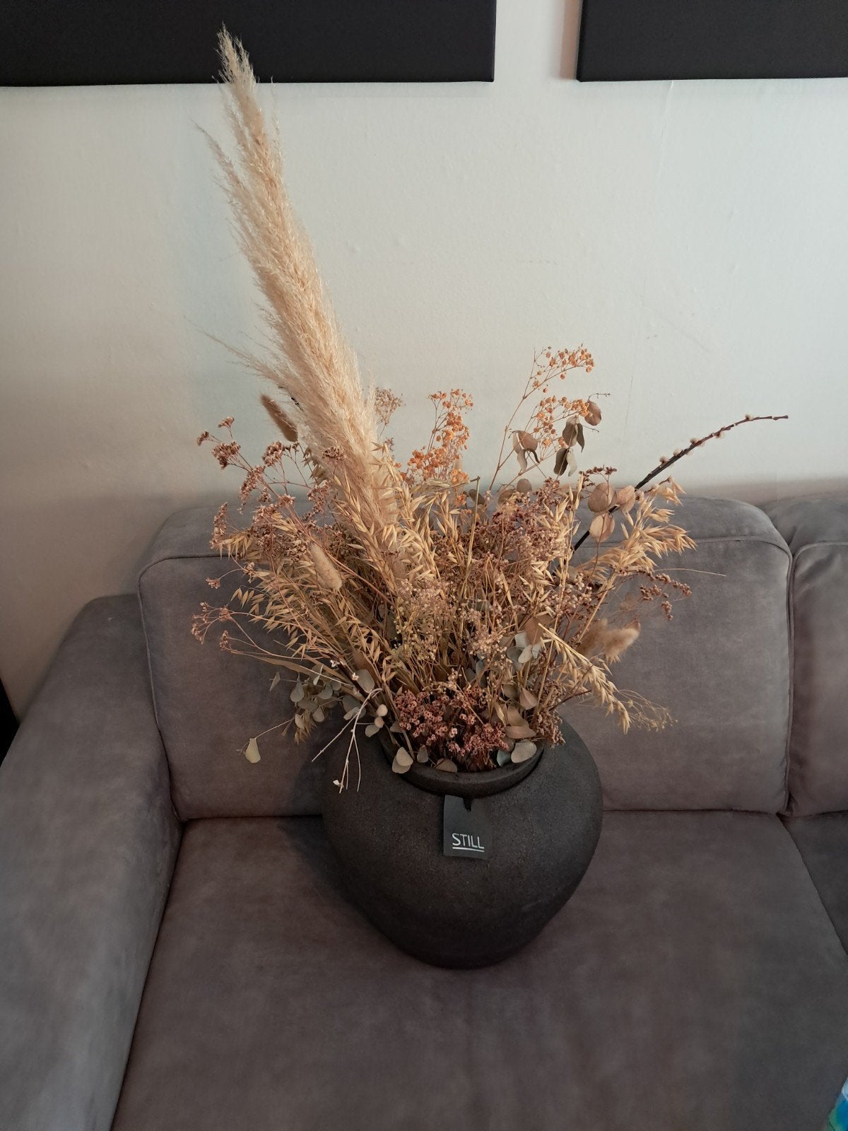 Decoratieve pot met droogbloemen - Still, Ophalen, Zo goed als nieuw
