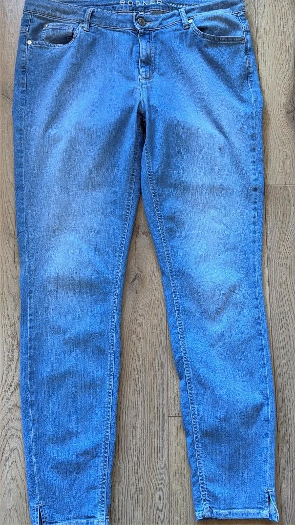Lichtblauwe jeans Rosner maat 44, Zo goed als nieuw, Verzenden, Blauw, Rosner