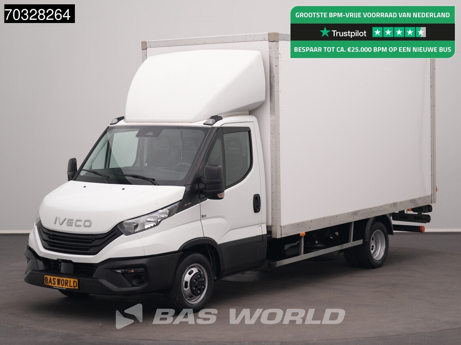 Iveco Daily 35C16 3.0L Laadklep NEW MODEL Dubbellucht 160PK, Auto's, Stof, Gebruikt, Euro 6, 4 cilinders