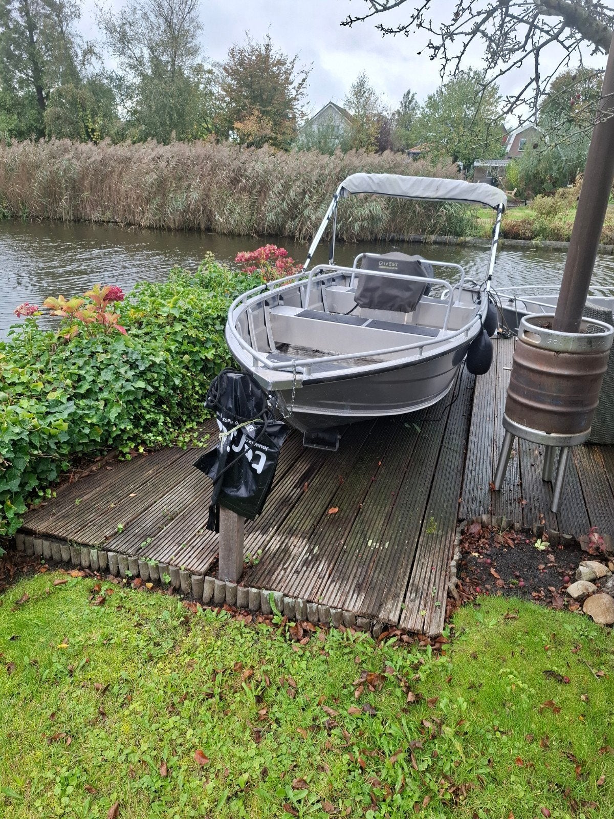 Qwest B421 Aluminium Boot - Zo goed als nieuw, Ophalen, Overige merken, Aluminium, Biminitop
