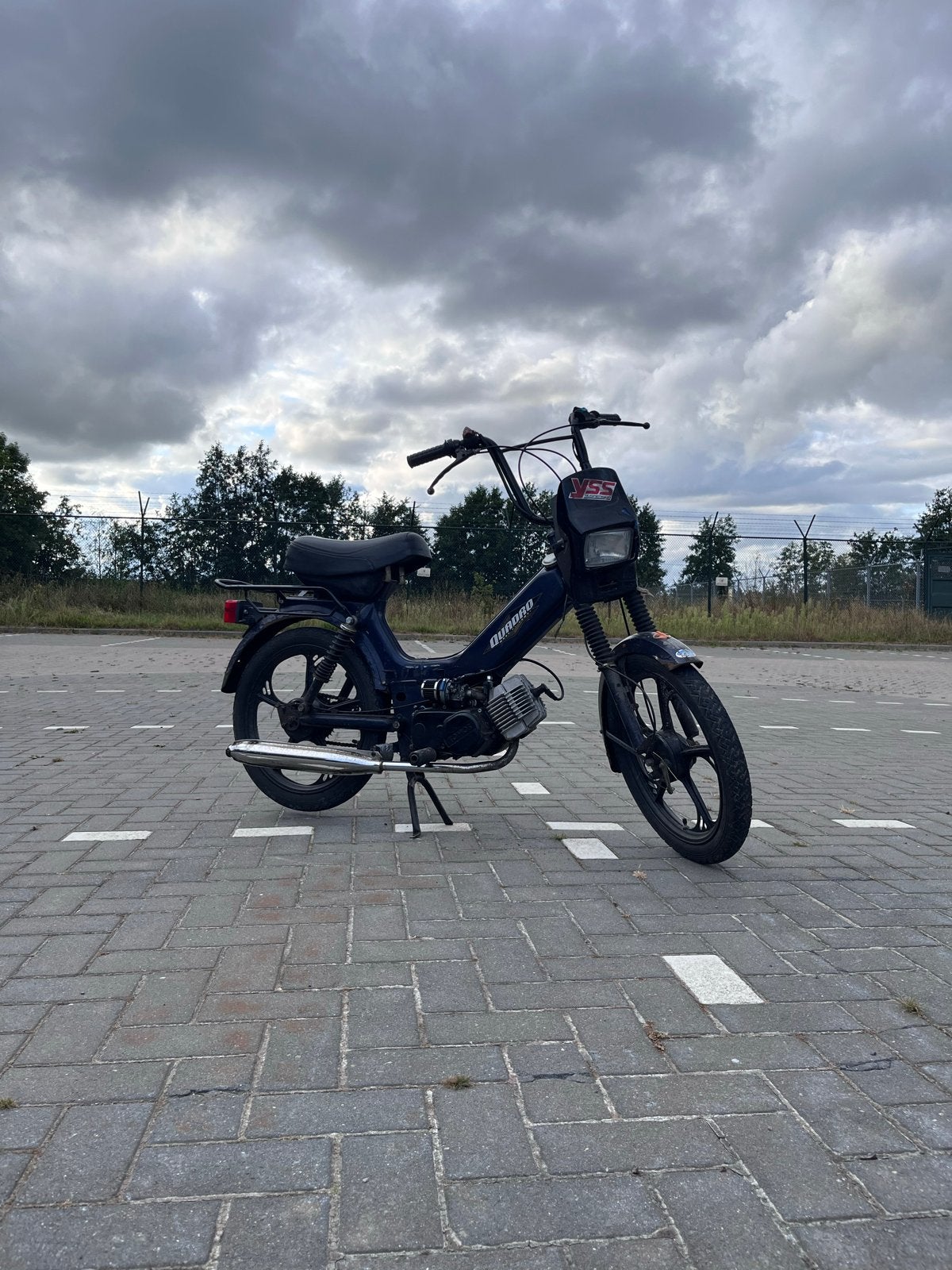 Tomos Quadro E-start 65cc, Fietsen en Brommers, Snorfietsen en Snorscooters, Ophalen, Gebruikt, Tweetakt, Tomos