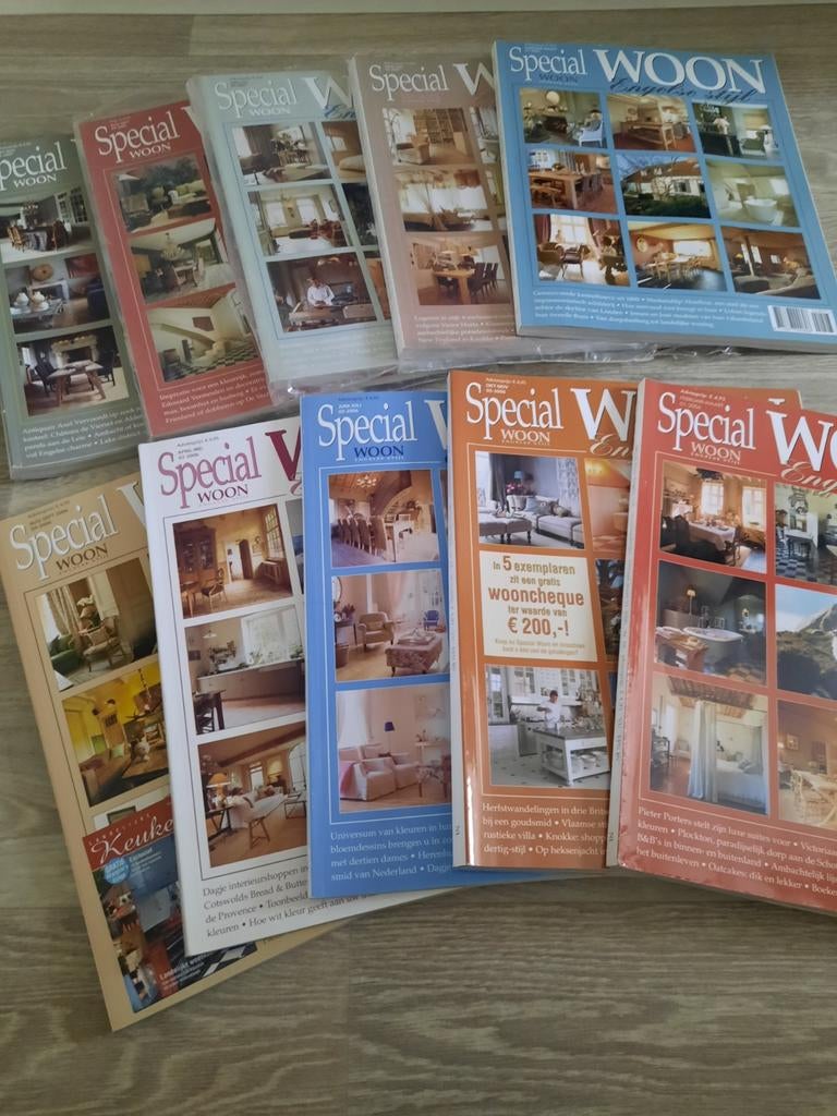Special Woon magazines 2006-2007 engelse stijl, Ophalen of Verzenden, Gelezen, Overige typen