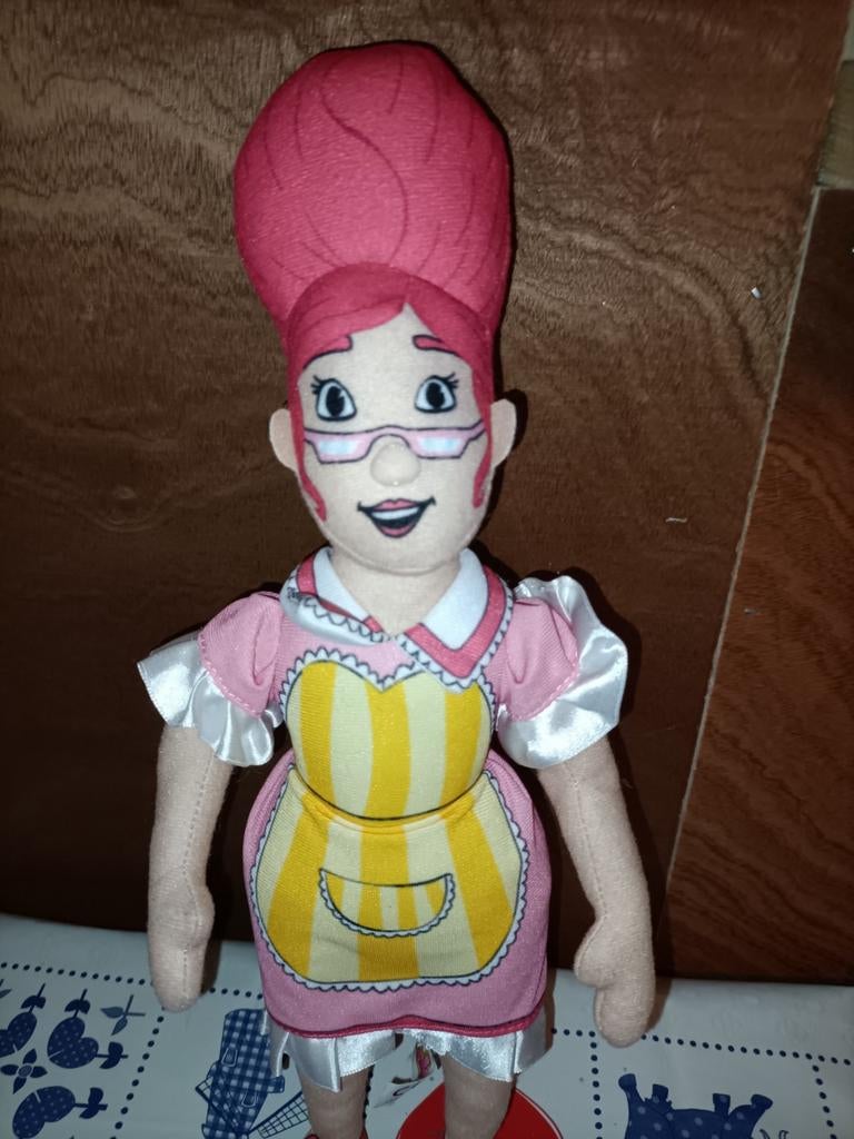 Mevrouw Suikerspin knuffel Julianatoren 35 cm groot, Ophalen of Verzenden, Zo goed als nieuw, Overige typen