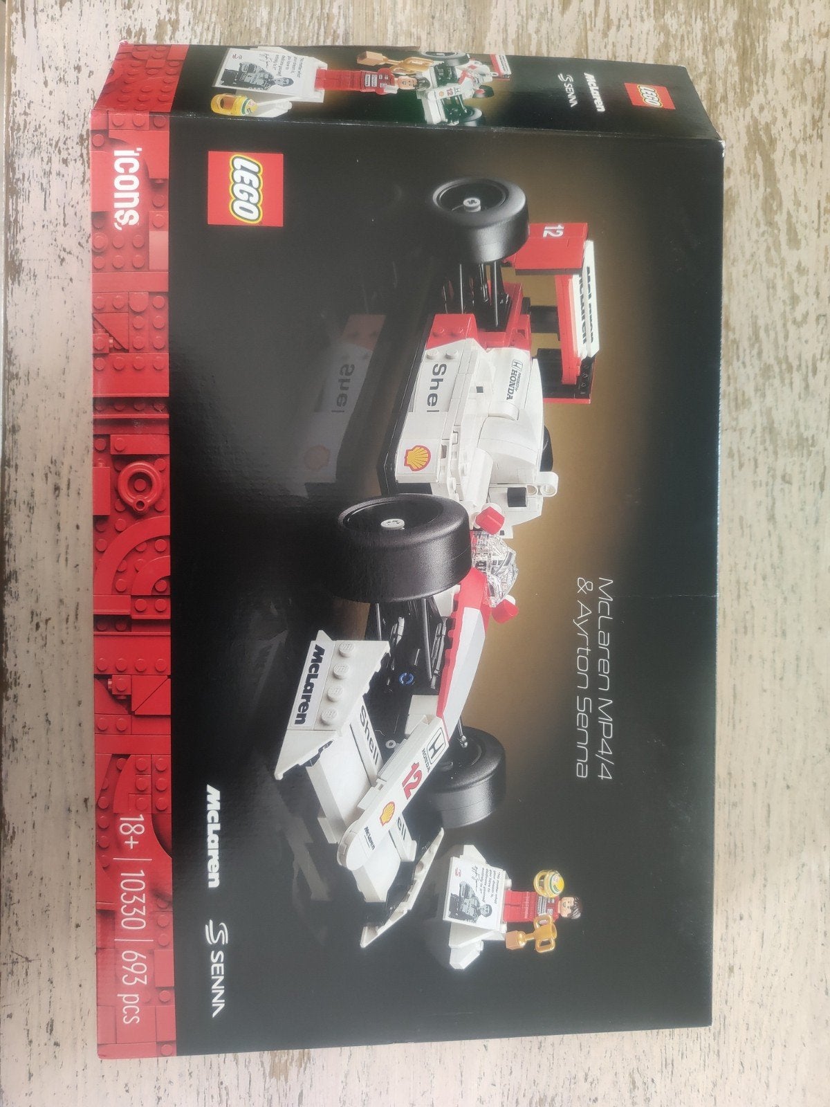 LEGO Icons McLaren MP4/4 & Ayrton Senna (10330), Ophalen of Verzenden, Zo goed als nieuw