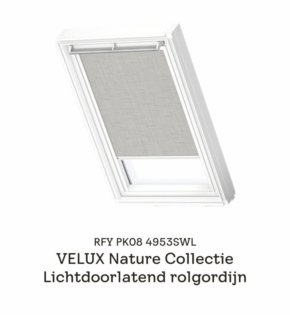 Velux rolgordijn lichtdoorlatend GPL PK08, Ophalen, Zo goed als nieuw, Grijs