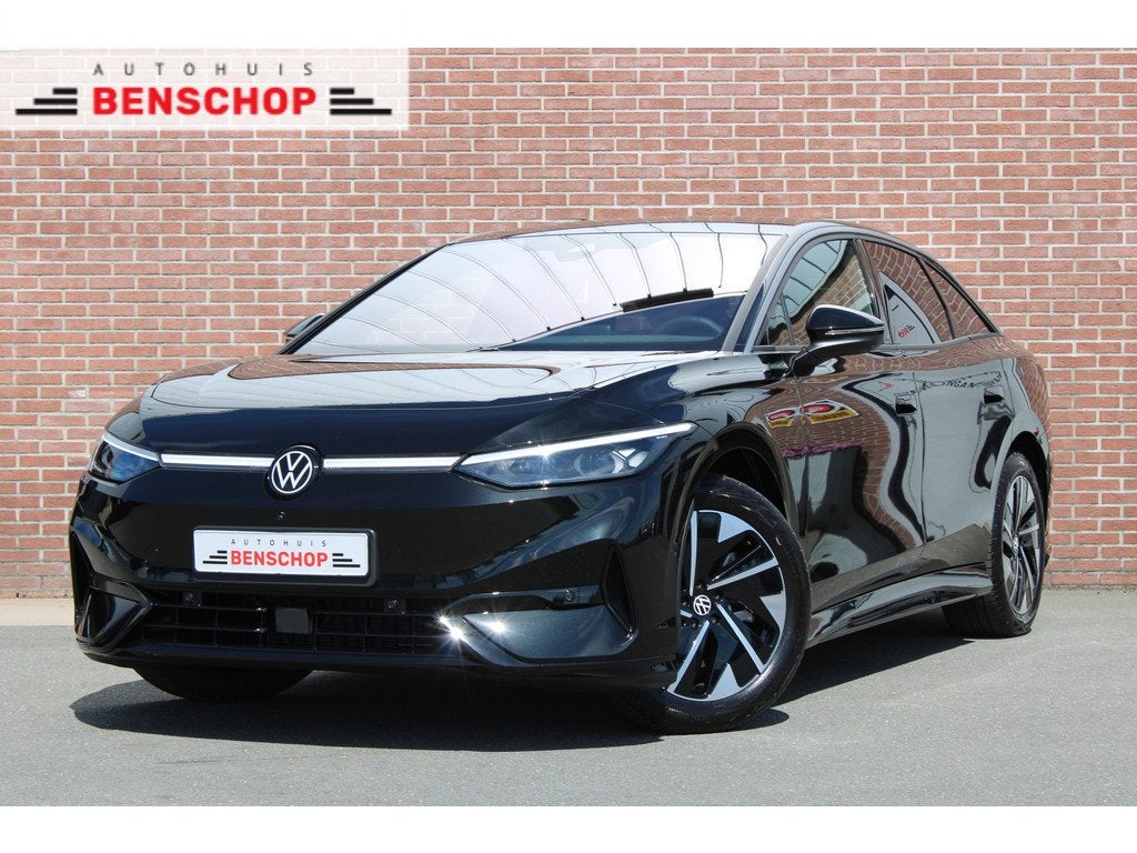 Volkswagen ID.7 Pro S Business 86 kWh 286PK |HUD|H&K|MEMORY-, Auto's, Volkswagen, Achterwielaandrijving, Gebruikt, Zwart, Zwart
