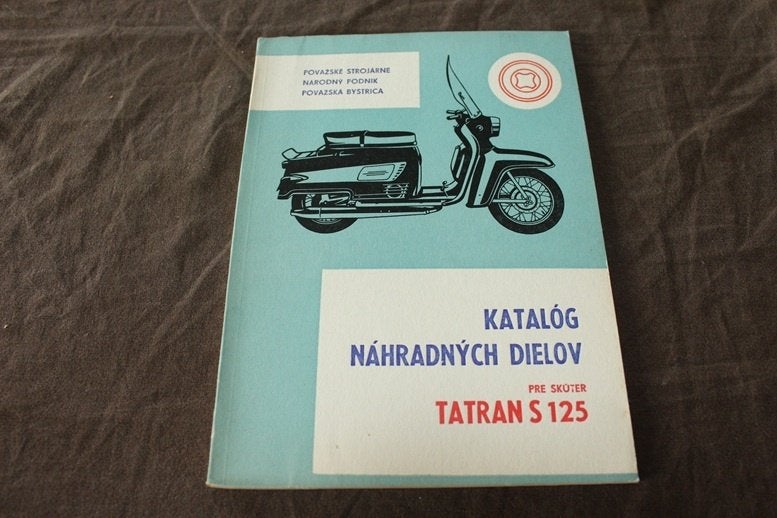 Tatran S125 1968 scooter onderdelen boekje Jawa ? Manet ?, Ophalen of Verzenden, Overige merken