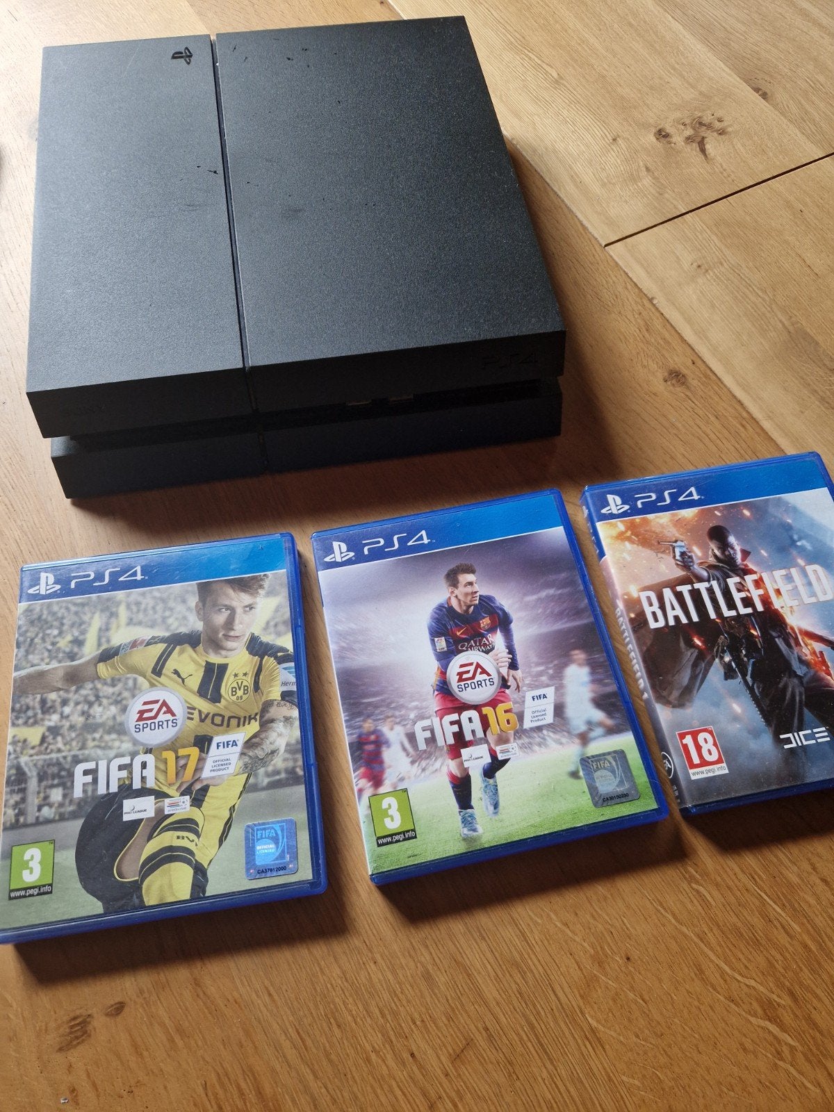 PlayStation 4 met 3 spellen - Perfecte conditie, Ophalen of Verzenden