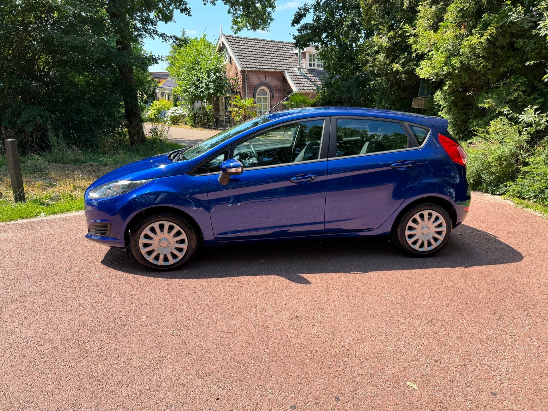 Ford Fiesta 1.0 Style / Navi / Airco / Aux / NAP / Apk / 5d, Auto's, Euro 5, 525 kg, Blauw, 23 km/l