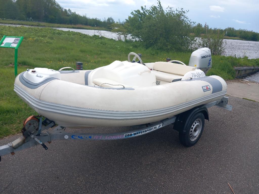 AVON 320 SC DL HONDA 30 PK TRIM+TRAILER INRUIL MOGELIJK, Watersport en Boten, Speedboten, Ophalen, Gebruikt, Viertaktmotor, 30 pk