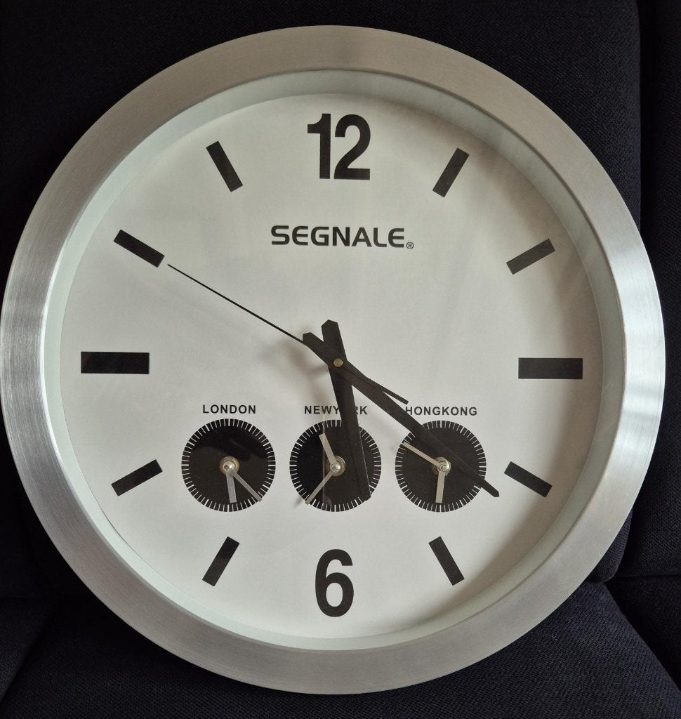 Grote Segnale klok., Ophalen of Verzenden, Analoog, Wandklok