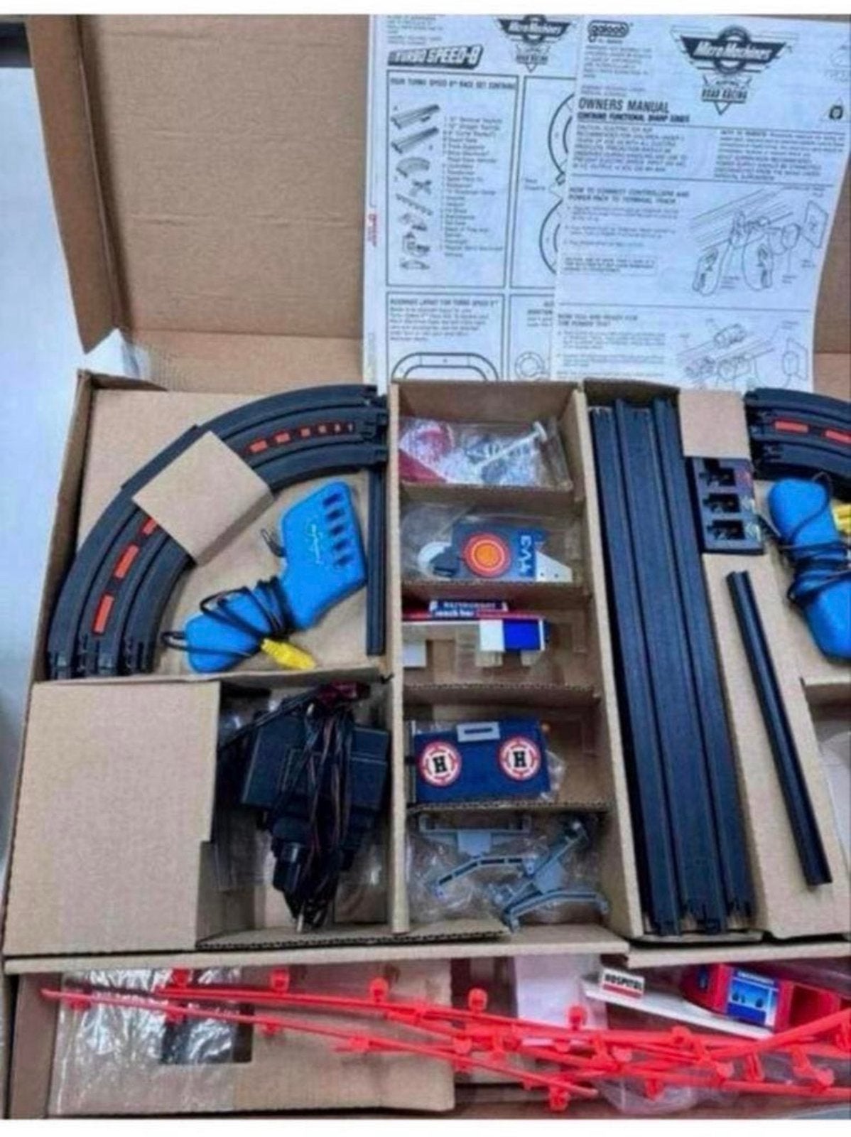 Vintage racebaan Micro Machines Road-Racing Turbo Speed-8, Overige merken, Racebaan, Zelf te bouwen, Ophalen of Verzenden
