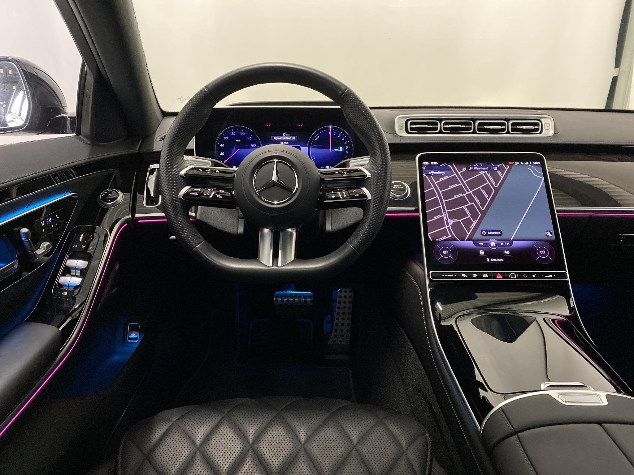Mercedes-Benz S-klasse 580 e 4MATIC Lang AMG Line 4 Wiel bes, Auto's, Mercedes-Benz, Gebruikt, 510 pk, Met garantie (alle), Zwart