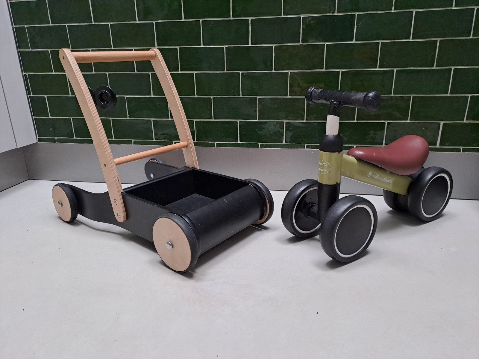 Angels en bandits Loopwagen en -fiets, Ophalen, Gebruikt, Loopfiets
