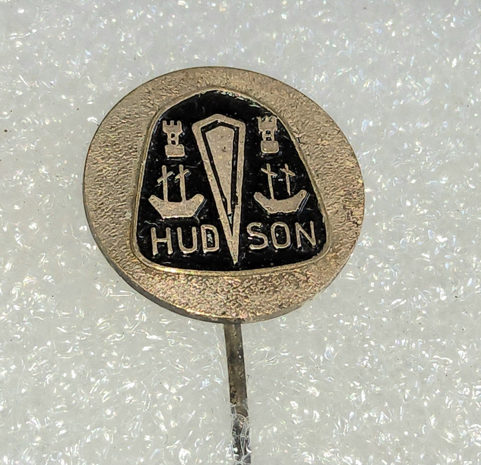 Vintage Hudson Speldje, Ophalen of Verzenden, Gebruikt, Overige onderwerpen, Speldje of Pin