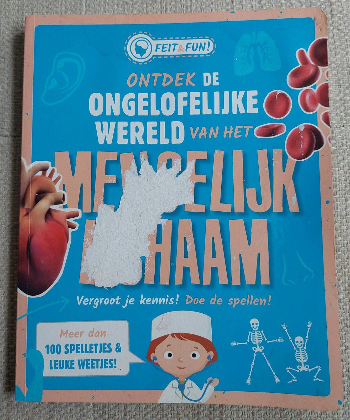 Ontdek de ongelofelijke wereld van het menselijk lichaam, Boeken, Kinderboeken | Jeugd | onder 10 jaar, Ophalen of Verzenden, Gelezen