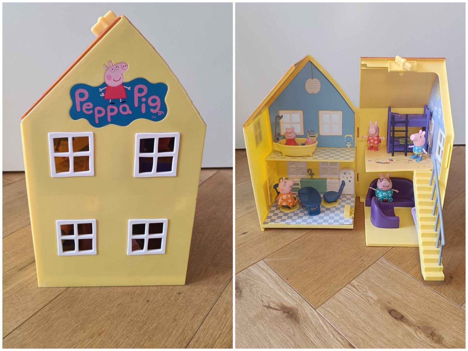 Peppa Big Speelhuis met Familie | Peppa Pig House and family, Kinderen en Baby's, Speelgoed | Poppenhuizen, Ophalen, Gebruikt
