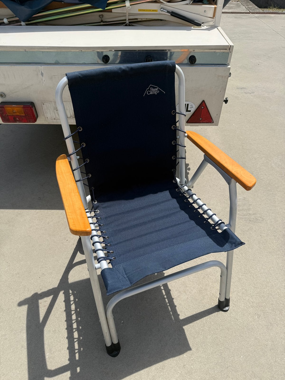 Campeer stoelen, Ophalen, Zo goed als nieuw, Campingstoel