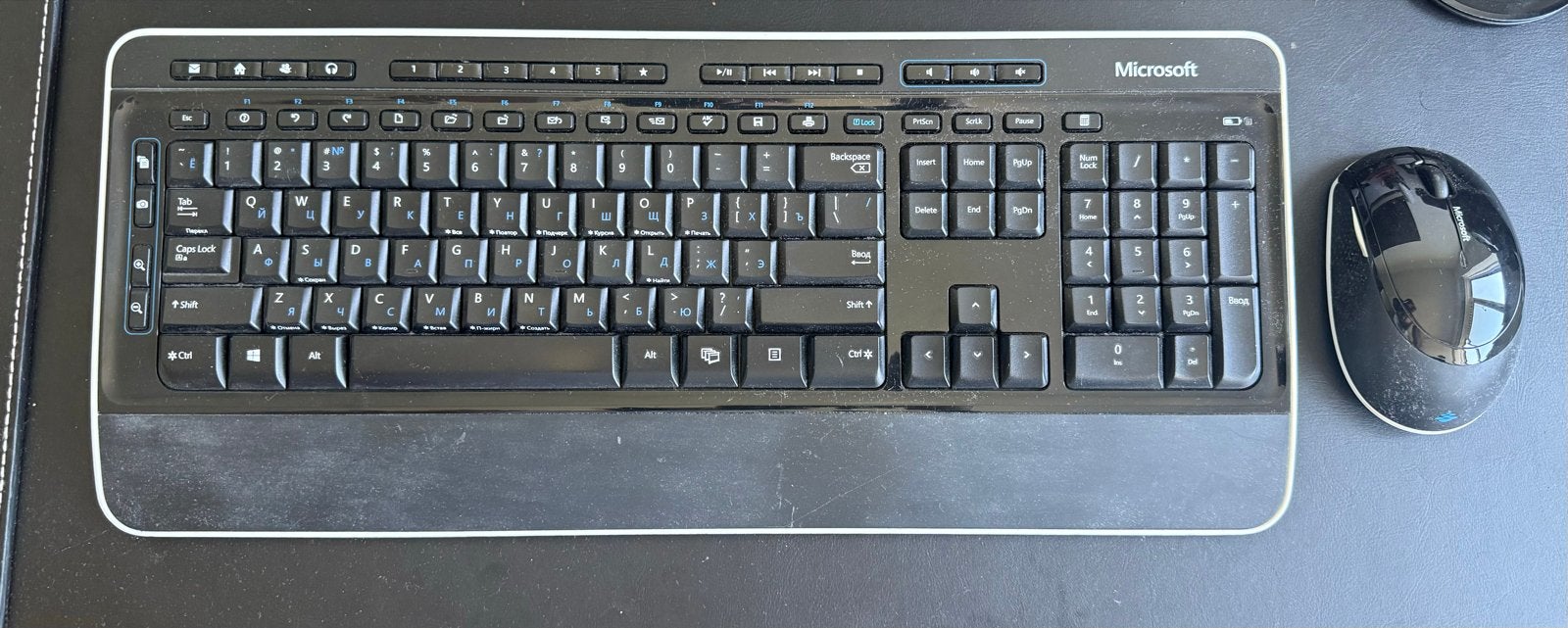 Microsoft Wireless Toetsenbord 3000 v2.0 & Muis 5000, Ophalen, Gebruikt, Draadloze ontvanger, Draadloos