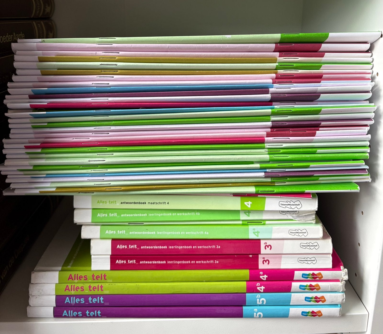Alles telt rekenboekjes en werk boekjes  groep 3,4,5, Ophalen of Verzenden, Zo goed als nieuw