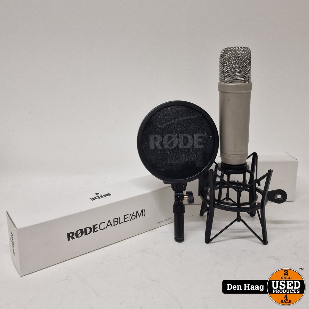 Rode NT1-A Microfoon | Nette Staat, Muziek en Instrumenten, Microfoons, Zo goed als nieuw