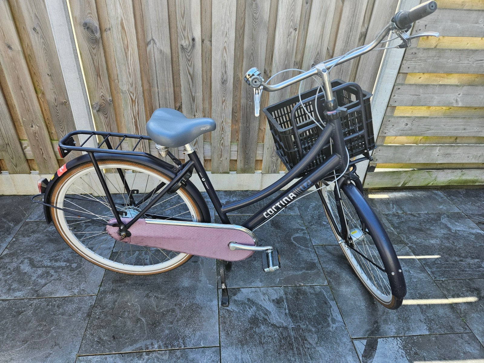 Cortina U4 Transportfiets Dames - Zo goed als nieuw, Fietsen en Brommers, Overige merken, Terugtraprem, 53 tot 56 cm, Versnellingen
