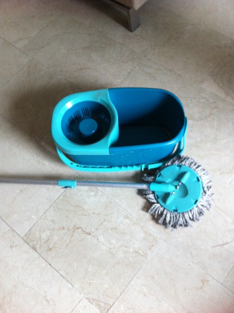 Leifheid Emmer + mop, Ophalen of Verzenden, Dweilemmer, -bak, of -wagen