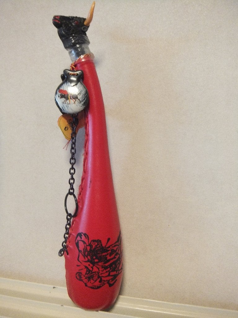 spaanse fles, castagnette, Spanje, Nieuw, Ophalen of Verzenden, Rode wijn