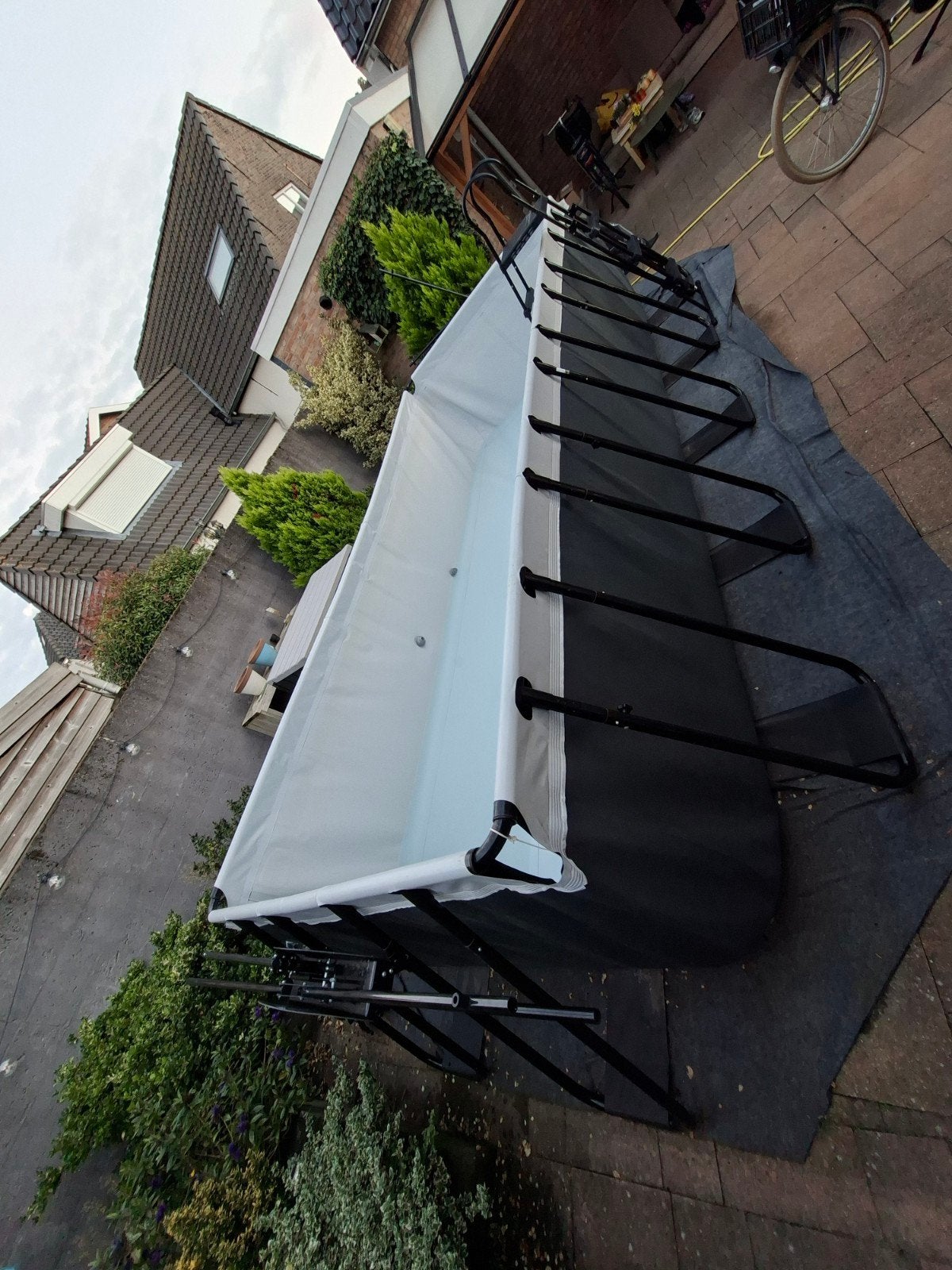 EXIT Zwembad 5.40x2.5m met zandfilterpomp (nieuw), Ophalen, Gebruikt, 200 tot 300 cm, Rechthoekig