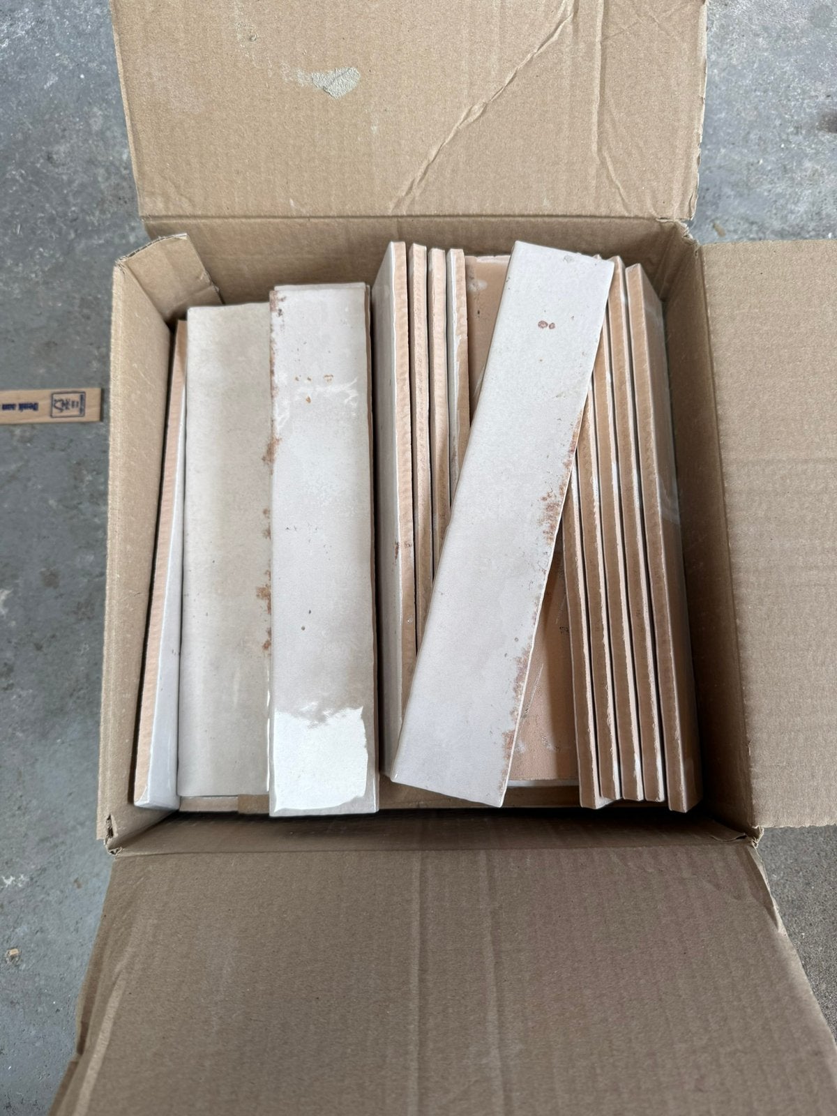 Keramiek tegels, Doe-het-zelf en Verbouw, Tegels, 60 cm of meer, Gebruikt, Minder dan 5 m², Wandtegels