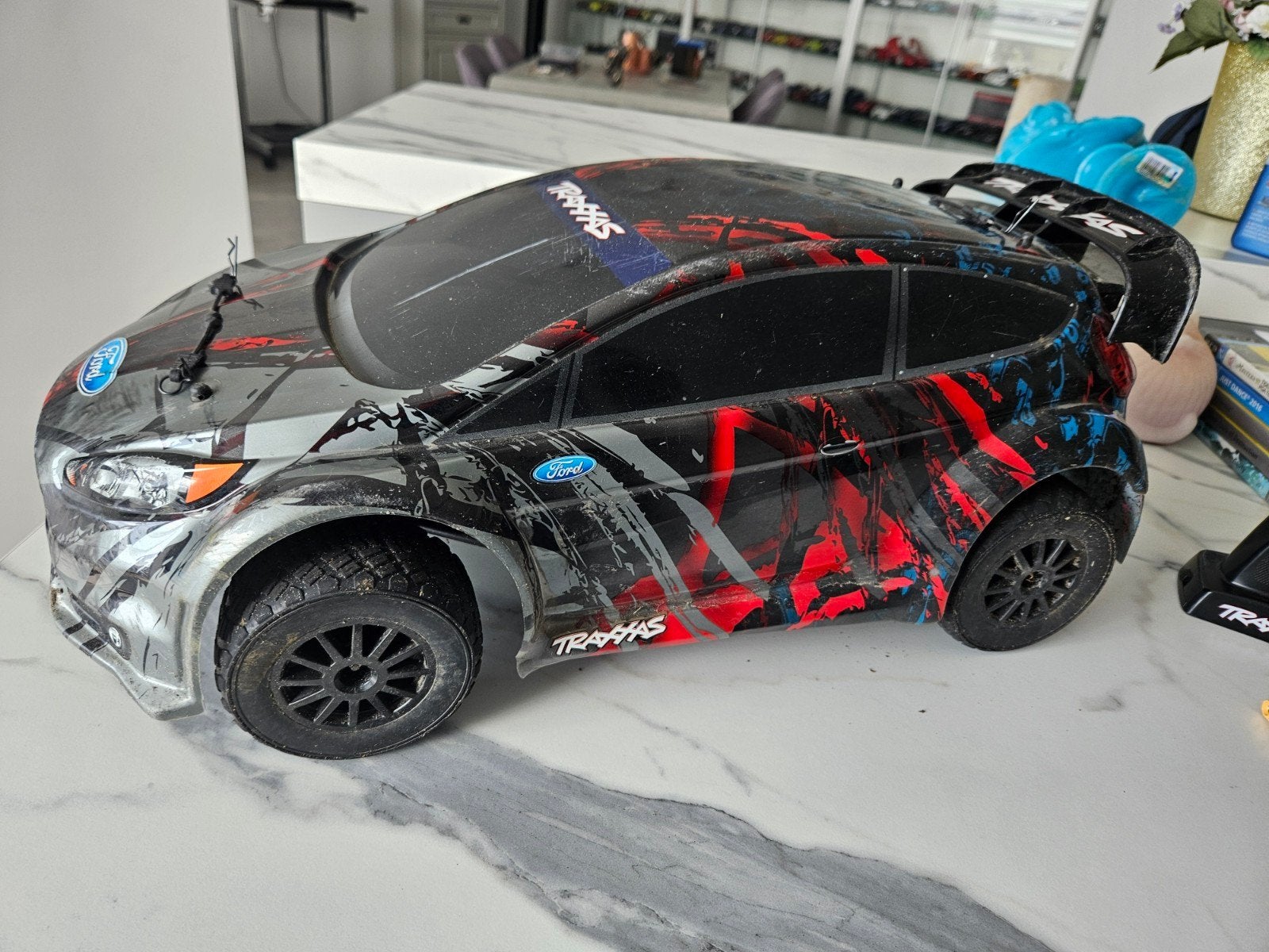 Traxxas Ford Fiesta ST Rally RC Auto - RTR, Elektro, Gebruikt, Ophalen of Verzenden, Schaal 1:10