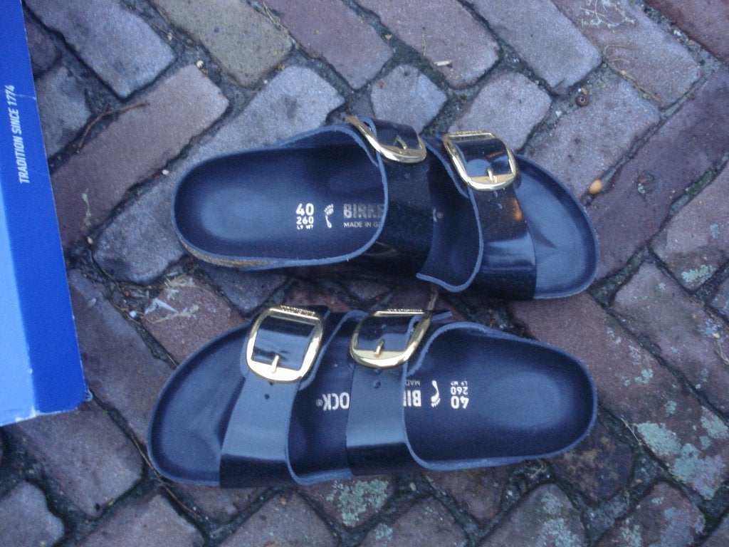 BIRKENSTOCK DOUBLE BIG BUCKLE ZWART 40 GRATIS VERZENDING