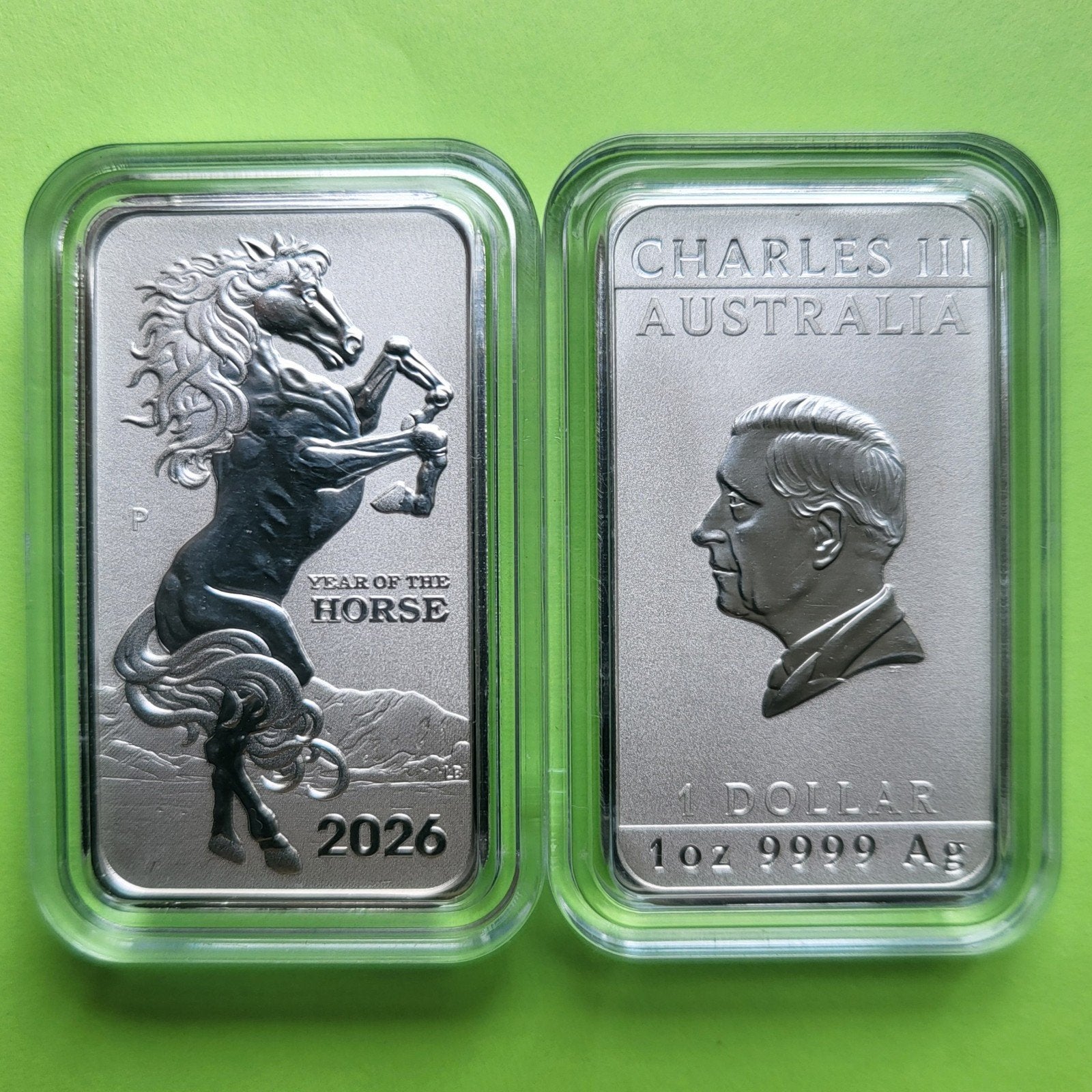 Australia 2026 Lunar Rectangle Horse - 1 oz zilver - laatste, Verzenden, Zilver