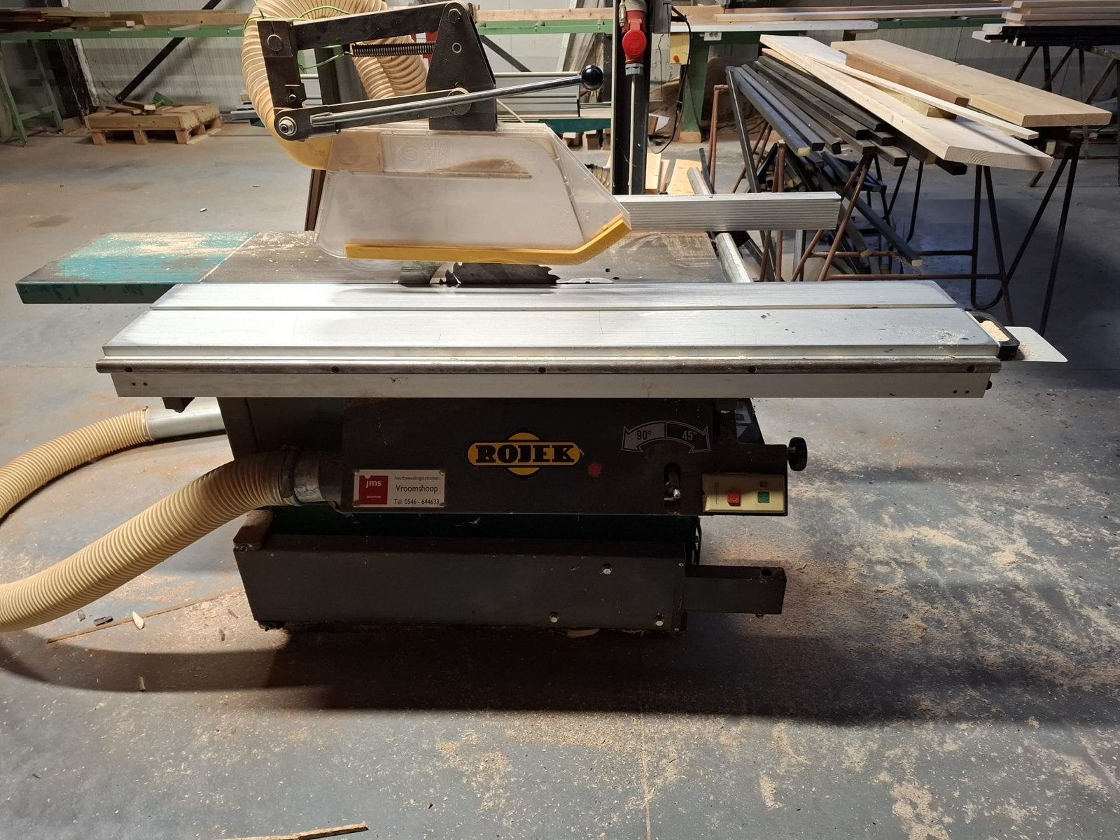 Rojek KPF 300A Cirkelzaag - Professionele Houtbewerking, Doe-het-zelf en Verbouw, Gereedschap | Zaagmachines, Ophalen, Gebruikt