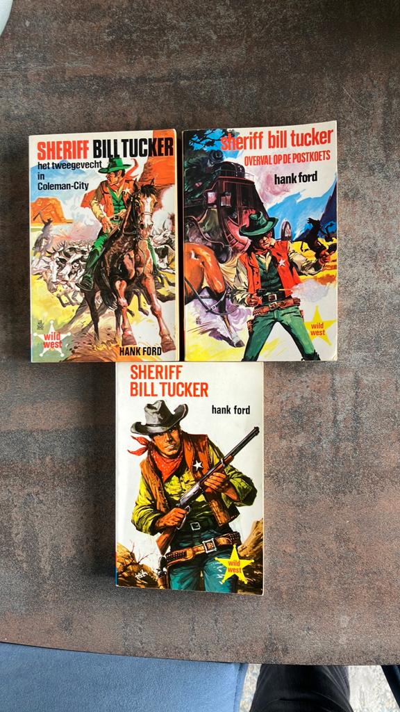 Sheriff Bill Tucker - 3 spannende western pockets, Ophalen of Verzenden, Gelezen